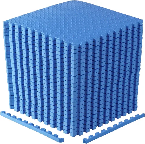 Miniatura 18 de CAP Puzzle Exercise Mats 1” Thick EVA Interlocking Foam Tiles for Home Gym Flooring Multiple Options Diamond - Negro