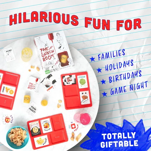 Miniatura 8 de The Lunch Room - Juego de cartas familiar - Juego de fiesta de lucha de comida rápida para niños y adultos, divertido para 3 a 6 jugadores, fácil