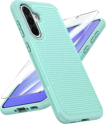 Miniatura 17 de FNTCASE Funda para teléfono Galaxy A14-5G: protección contra caídas de grado militar Samsung A14 5G, probada contra caídas de 14 pies, protector