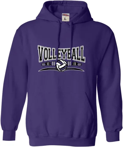 Miniatura 25 de Go All Out Sudadera con capucha para hombre y mujer con diseño fresco de voleibol