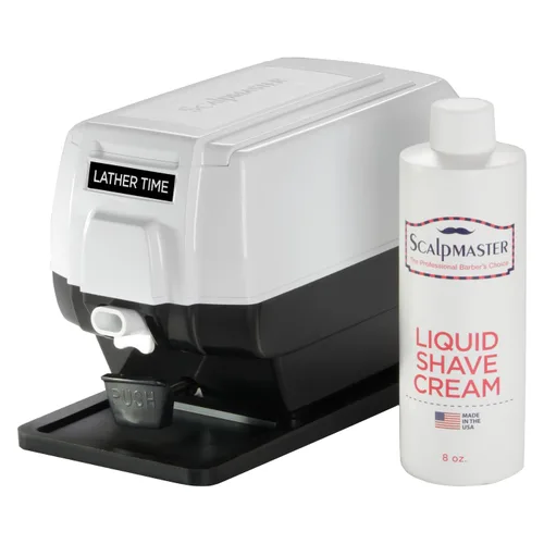 Miniatura 3 de Scalpmaster Máquina profesional de espuma caliente con taza de jabón extragrande, dispensador de botón, motor de CC de calentamiento rápido