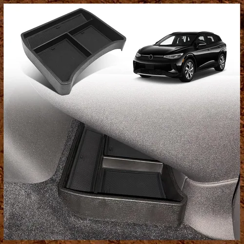Miniatura 9 de Muslogy para VW ID.4 Bandeja para gafas de sol con ranura para tarjetas, organizador de almacenamiento, accesorios interiores aterciopelados