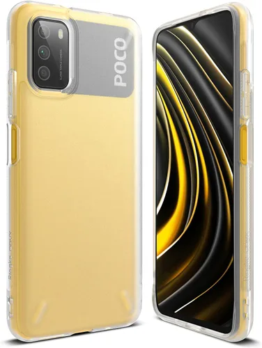 Miniatura 11 de Ringke Onyx - Funda compatible con Xiaomi Poco M3, resistente y resistente, reforzada, a prueba de golpes, TPU Grip Funda para teléfono - Negro