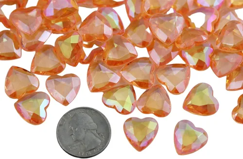 Miniatura 19 de Allstarco 200 unidades de 0.472 pulgadas (0.472 in) lila AB quilates acrílico diamante confeti AB revestimiento para mesa dispersión decoración