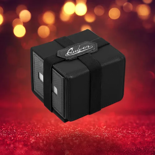 Miniatura 6 de Quiver Time Black Citadel Deck Block for Magic: the Gathering Cards - TCG 100+ Premium Commander Deck Box, caja de mazos MTG para tarjetas, dados