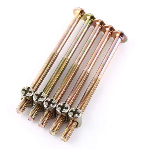 Miniatura 2 de Tornillo de muebles M6, tornillos de cabeza hexagonal para cuna, literas y sillas (3.937 in)