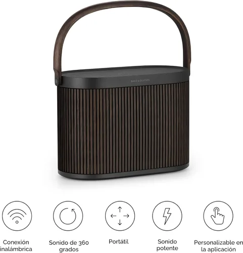 Miniatura 16 de Bang & Olufsen Beosound A5 - Altavoz Bluetooth portátil con conexión Wi-Fi, correa de transporte, roble oscuro