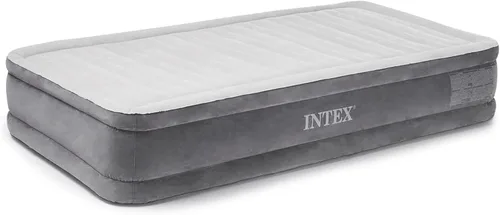 Intex Recreation 67765E Comfort - Cama de aire Dura-Beam de tiro medio con bomba eléctrica incorporada, altura de la cama de 13 pulgadas, tamaño