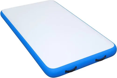 Miniatura 14 de Alfombrilla flotante inflable para lagos y piscinas, plataforma inflable, plataforma inflable, muelle de natación portátil de tamaño familiar