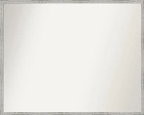 Miniatura 658 de Amanti Art Espejo de baño blanco para sobre el fregadero, 32 x 45 pulgadas, espejo de tocador rectangular blanco esbelto, marco de madera moderno