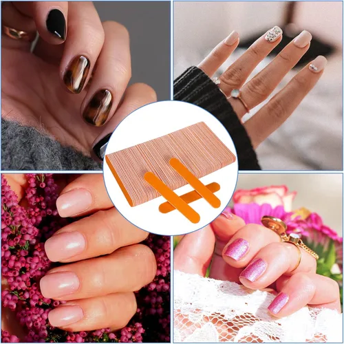 Miniatura 5 de Mini limas de uñas a granel (100 unidades), lima de uñas de doble cara para uñas naturales, juego de herramientas de manicura, lima de uñas
