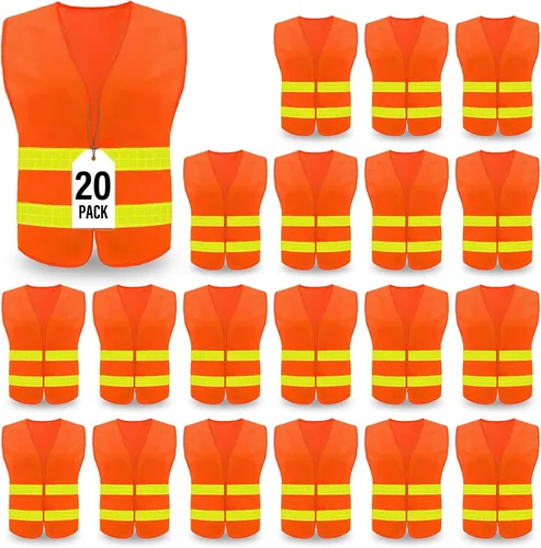 Miniatura 9 de Chaleco de seguridad, chaleco reflectante de alta visibilidad para hombres, trabajo, ciclismo, corredor, topógrafo, voluntario, carretera Azul