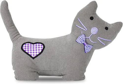 Miniatura 15 de Lindo Tope Decorativo para Puerta para Piso de Casa y Oficina, Topes de Puerta de Tela con Animales Ponderados, Protectores de Pared Pesados, Gato