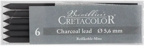 Miniatura 5 de Cretacolor Plomo de carbón, plomo de carbón, caja mediana de 6