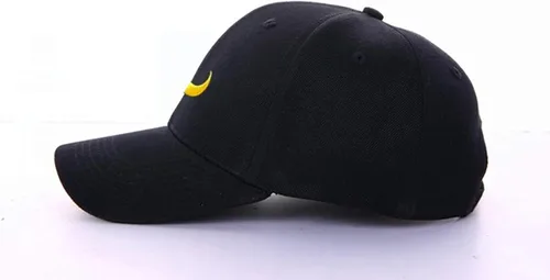 Miniatura 2 de Kerr's Choice Gorra L-UNA M-oon Hat Animie Moon Cap Moon Accessories Moon Baseball Cap Black, Negro
