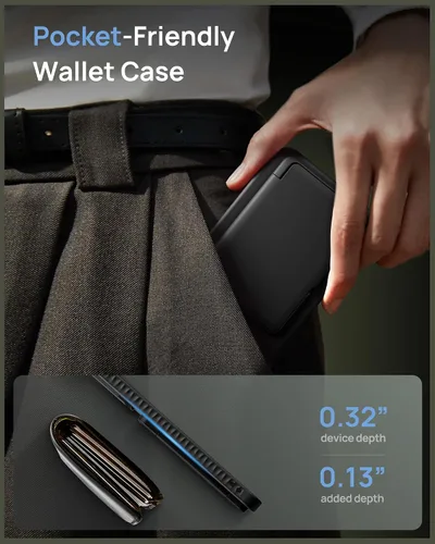 Miniatura 8 de Funda Cartera para Samsung Galaxy S25+ Plus, con Soporte Integrado y Portarjetas y Cubierta de Cámara, Funda Cartera Multifuncional con Atril
