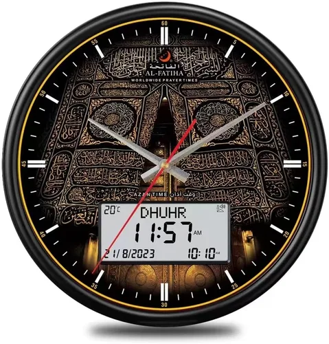 Reloj Azan, reloj de oración musulmán LED, reloj de pared de Athan, para el hogar, la oficina/la mezquita, reloj digital Azan, decoración del hogar,