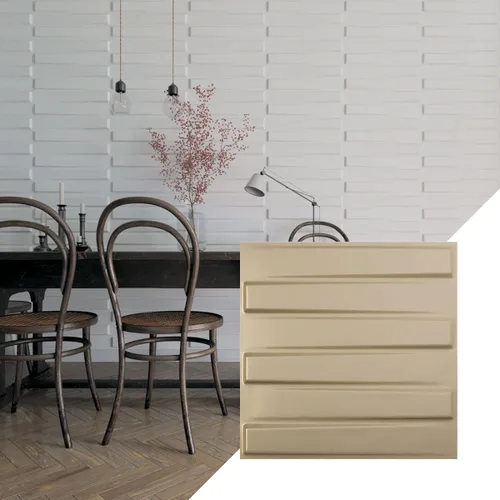 Miniatura 28 de Ekena Millwork 19 5/8 pulgadas de ancho x 19 5/8 pulgadas de alto, Keyes EnduraWall decorativo 3D, laguna satinada (cubre 2.67 pies cuadrados).