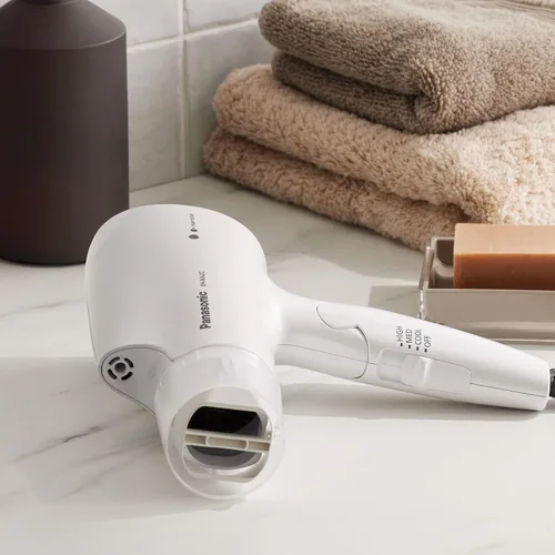 Miniatura 11 de Panasonic Nanoe - Secador de pelo compacto EH-NA2C-W (blanco) - Tecnología japonesa Nanoe, secador de pelo plegable de viaje con boquilla oscilante