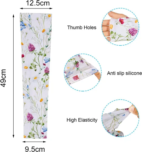 Miniatura 2 de TUYUU Mangas de jardinería para mujer, mangas de jardín a prueba de espinas, protección solar, mangas refrescantes para cubrir los brazos. Regalo