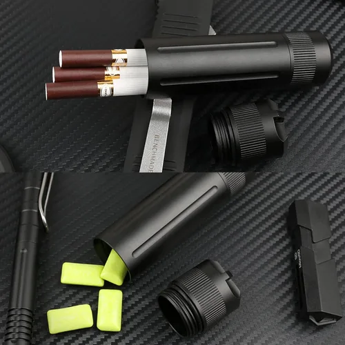 Miniatura 4 de Estuche de accesorios EDC hermético de aluminio Naranja