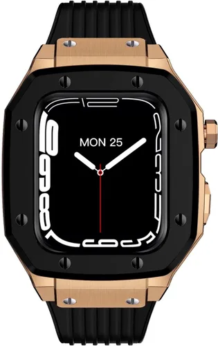 Miniatura 10 de Funda de aleación para Apple Watch Band Series 8, de 1.77 pulgadas, 1.65 pulgadas, 1.65 pulgadas, kit de modificación de marco de metal, accesorios