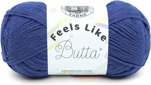 Miniatura 18 de Lion Brand Yarn - Hilo Feels Like Butta, hilo aterciopelado suave para tejer y hacer ganchillo, paquete de 1, Negro