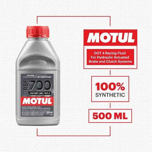 Miniatura 3 de Motul RBF 700 Factory Line Racing - Líquido de frenos sintético DOT 4 con alto punto de ebullición, para sistemas hidráulicos y de embrague
