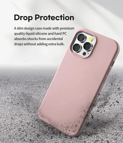Miniatura 8 de GOOSPERY Funda de silicona líquida compatible con iPhone 13 Pro Max, protección de cuerpo completo, suave al tacto, a prueba de golpes, con forro