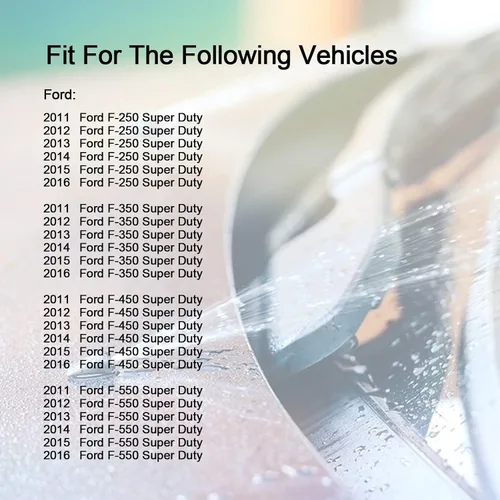 Miniatura 5 de Kit de reparación de boquillas de pulverización de líquido de chorro de manguera de limpiaparabrisas compatible con Ford 2011-2016 F250 F350 F450