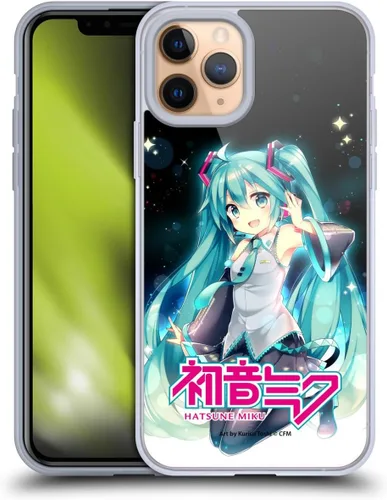 Miniatura 224 de Head Case Designs Licencia Oficial Hatsune Miku Gráficos Lindos Carcasa de Gel [Protección de Grado Militar] Compatible con Apple iPhone 7