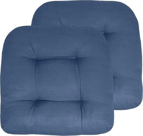 Miniatura 38 de Sweet Home Collection - Cojines para silla de patio al aire libre, cojines prémium con relleno grueso y cómodo de fibra, con tul, 19 x 19 pulgadas