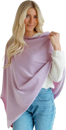 Miniatura 10 de Poncho transpirable para lactancia – Elegante bufanda multiusos para lactancia materna, funda de asiento de coche y manta de bebé para madres