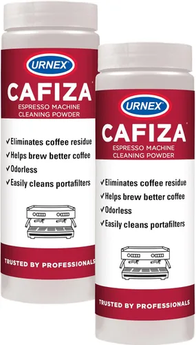 Urnex Cafiza Polvo limpiador profesional para máquinas de expreso 566 gramos (paquete de 2) - Fabricado en EE. UU