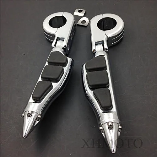 Miniatura 3 de SMT-1 1/2" Highway Stiletto 4475 Pinzas de pie P-Abrazaderas compatibles con H-D Sportster Touring [B00Y43O0CI]