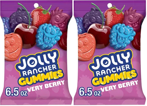 Miniatura 8 de JOLLY RANCHER Gummies Very Berry Dulces con Sabor a Fruta, Bolsa de 6.5 onzas
