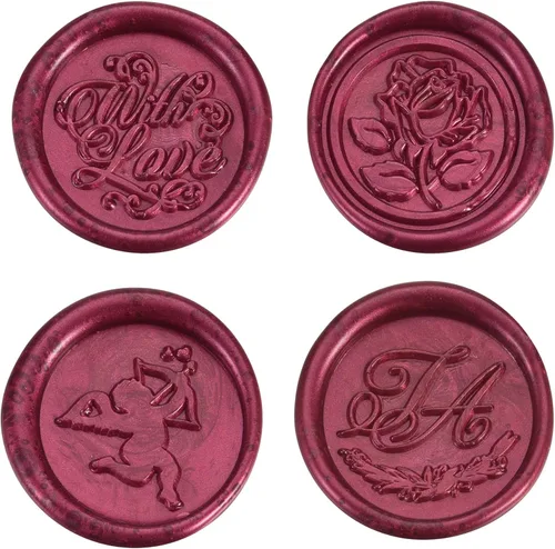 Miniatura 5 de Yoption 15 Piezas Barras de Cera de Sellado Fucsia para Pistola de Pegamento para Sello de Cera, Ideal para Invitaciones de Boda, Sobres, Tarjetas