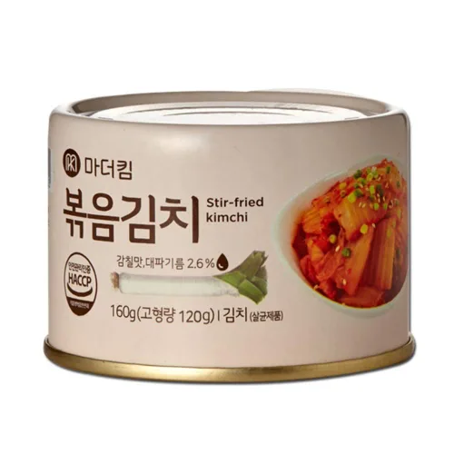 Miniatura 4 de (5 piezas) enlatado Kimchi Camping Viaje al aire libre Alimentos de emergencia para una sola persona Hogar MRE (Kimchi en rodajas)