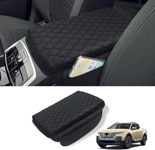 Miniatura 17 de Ajuste Personalizado para Funda de Consola Central 2015-2020 Ford F150, 2017-2022 F250 F350 F450, 2018-2024 Ford Expedition Protector de Brazo