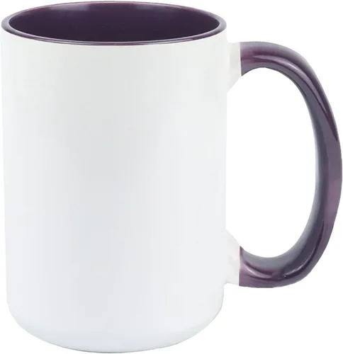 Miniatura 17 de Taza de café de cerámica de 15 onzas en caja de regalo blanca, 12 colores surtidos, caja de 12