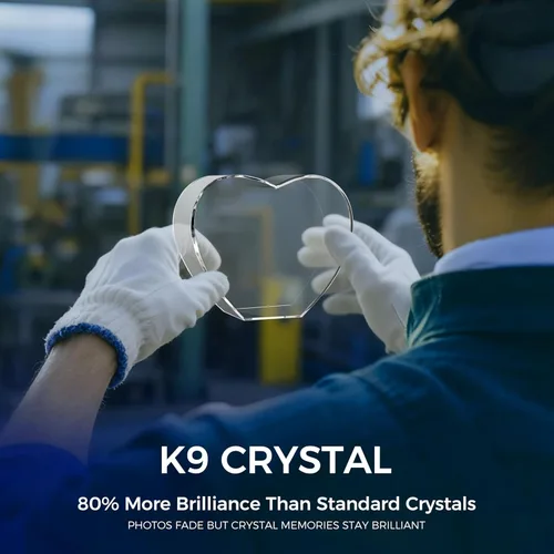 Miniatura 8 de Foto de cristal 3D con forma de corazón personalizada, regalo de imagen de cristal grabada con láser para papá, marido, abuelo, día del padre