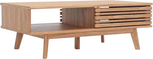 Miniatura 12 de Safavieh Home Collection Rori - Mesa de café con 1 estante (46 pulgadas de ancho x 23 pulgadas de profundidad x 16 pulgadas de alto)