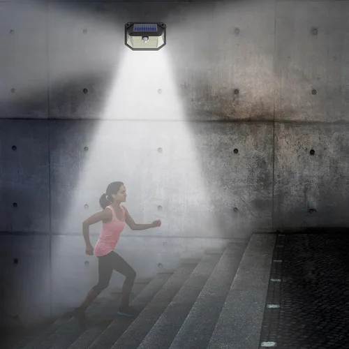 Miniatura 2 de Luces solares para exteriores, luces con impermeabilidad IP65 y 3 modos de iluminación, luz de detección de movimiento con gran angular de 270°