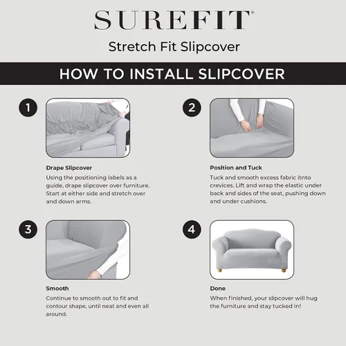 Miniatura 6 de Sure Fit - Funda elástica para sofá