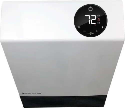 Miniatura 2 de Heat Storm Calentador infrarrojo de interiores – se conecta directamente en la pared – Ahorro de espacio – 1000 vatios – Control Remoto – perfecto