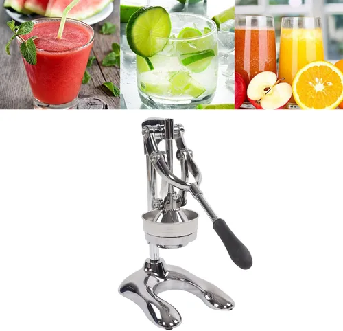 Miniatura 7 de Nutripress - Exprimidor manual de acero inoxidable, exprimidor grande naranja, exprimidor de prensa manual, diseño separado, exprimidor de frutas