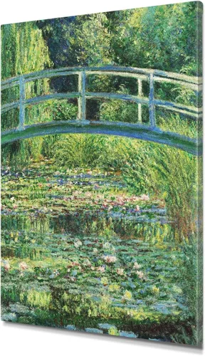 Miniatura 26 de Pinturas clásicas mundiales de Claude Monet Impresión giclée sobre lienzo alargado, pieza de galería para colgar y decorar el hogar, The CliffWalk