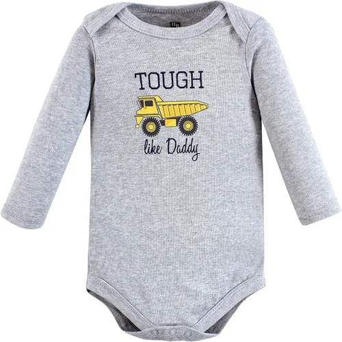 Miniatura 2 de Hudson Baby baby-girls Cotton Long-sleeve Bodysuits 3-pack