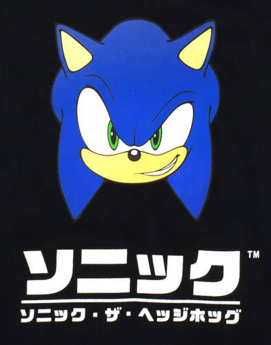 Miniatura 6 de Sonic The Hedgehog Sudadera con capucha para niños, suéter negro japonés gamer
