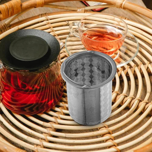 Miniatura 9 de Luxshiny Colador de té de acero inoxidable, paquete de 3 filtros de té de malla fina para ollas de hojas sueltas, tazas, tazas, accesorios de cocina